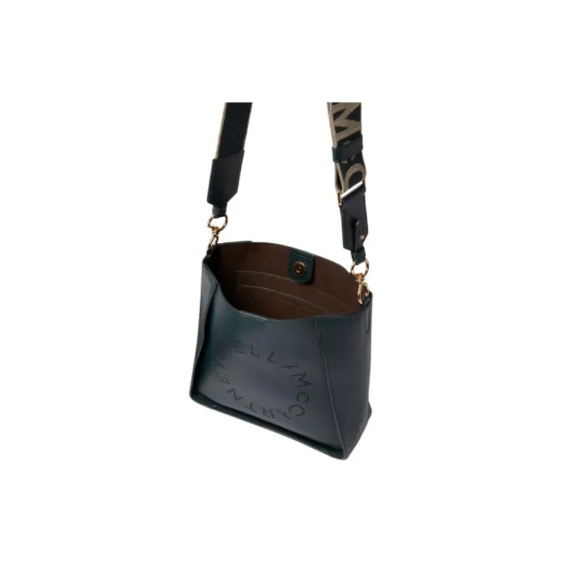 Stella McCartney Logo Perforated Shoulder Bag-3