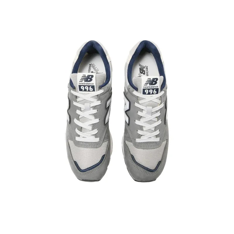 New Balance NB 996 Cushioning Wear Resistant Low Top Casual Running Shoes Unisex Gray-3