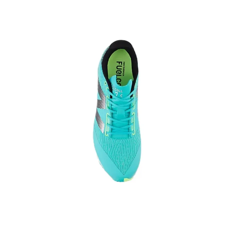 New Balance FuelCell XC7 V5 Cyber Jade Black Silver Metallic-3