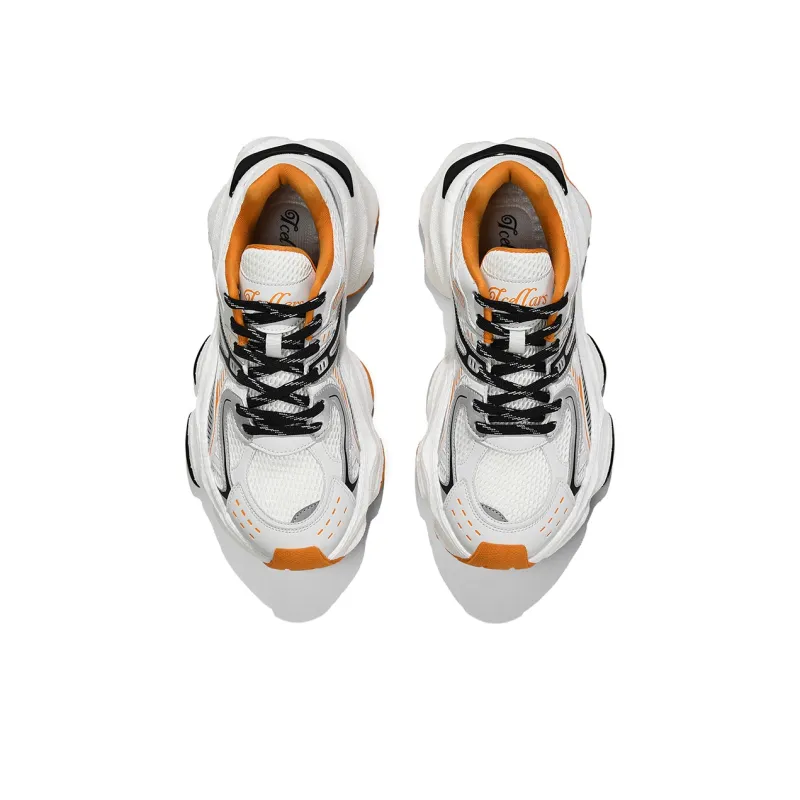 TCELLARS Cushioning Anti-Slip Wear-Resistant Breathable Lightweight Height Increasing Low-Top Chunky Sneakers Unisex-10
