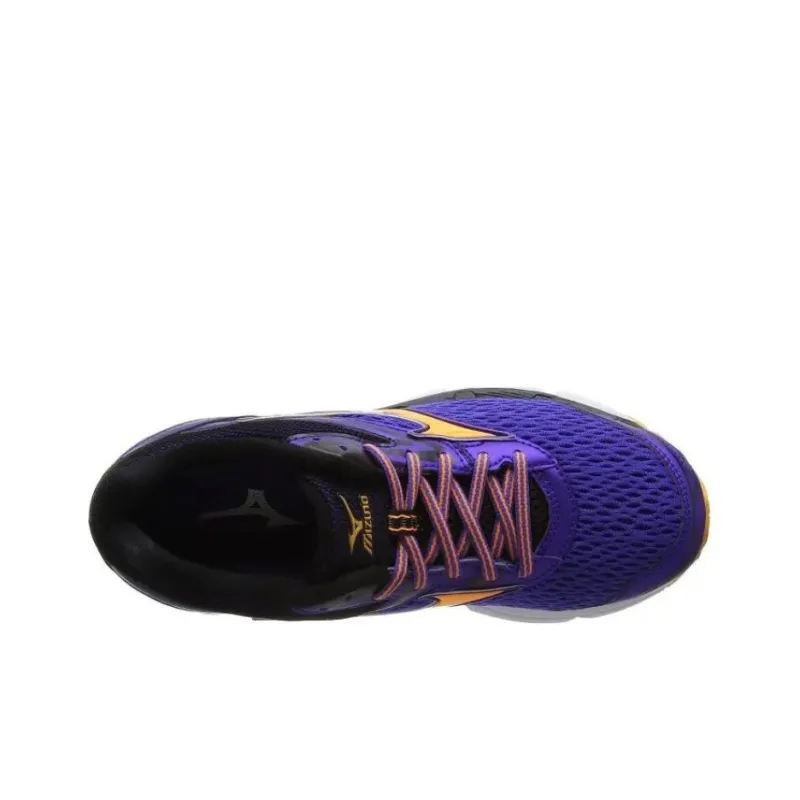 Mizuno Anti-Slip Wear-Resistant Low-Top Running Shoes Women's Purple Black Orange-2