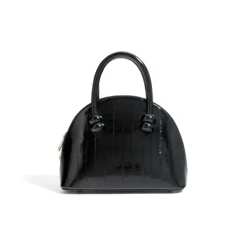 LARTIGENT Top Grain Cow Leather Dome Bag One Shoulder Handbag Women's Multicolor