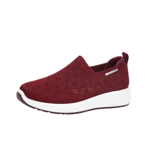 WARRIOR Casual Shoes Women's Low-Top Burgundy