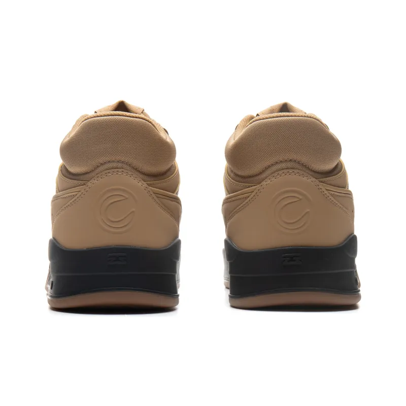 LiNing Yuebai Anti Slip Wear Resistant Breathable Height Increasing Mid Top Skateboard Shoes Men's Tawny-4