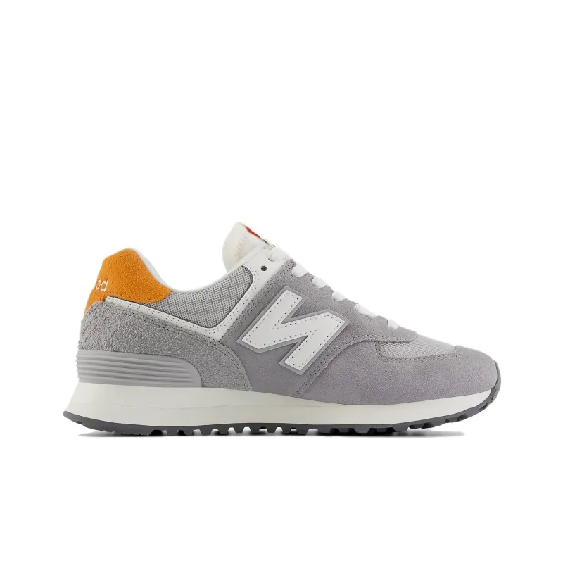 New Balance 574 Grey Orange Women's-1