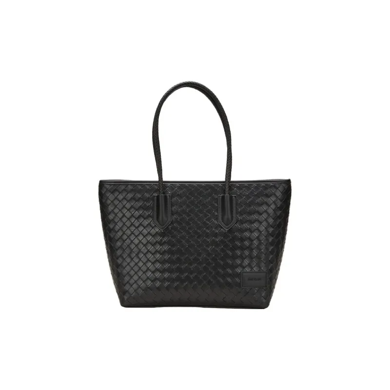 JANE KLAIN PU Totes Handbag Shoulder Bag Large Size Women's Brown/Silver/Black-2