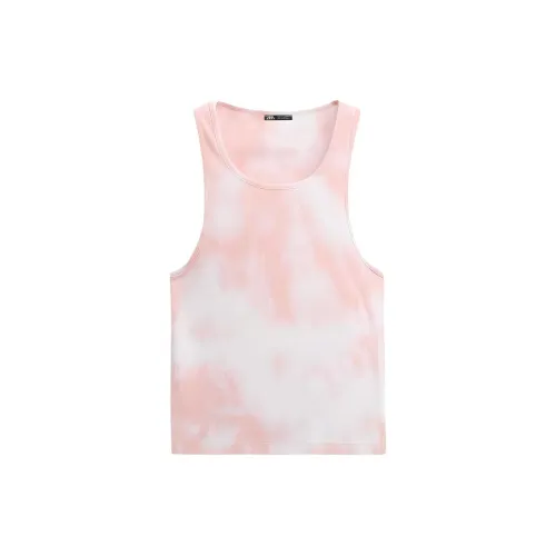 ZARA T-Shirts Men Pink