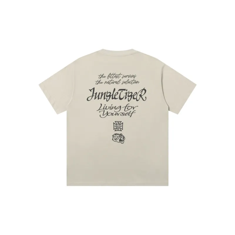 JUNGLE TIGER T Shirt Unisex White-7