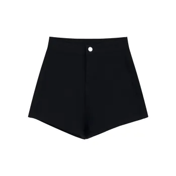 Vine Color Denim Hot Pants Women's