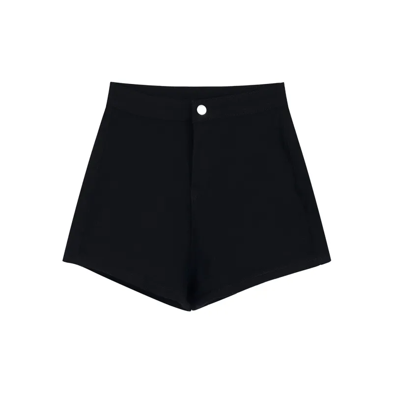 Vine Color Denim Hot Pants Women's-0