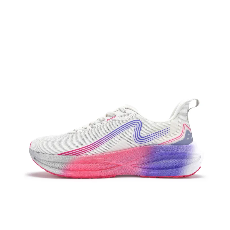SAIQI Low-Top Supercritical Running Shoes Unisex Purple Pink Sunset-0
