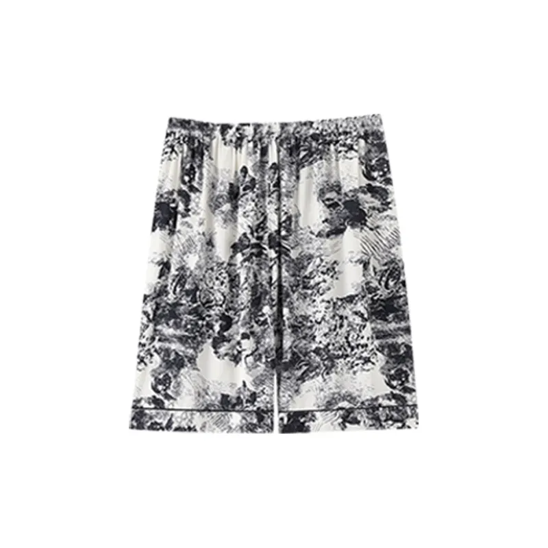 Qin Jing Pajama Set Men's Ink Wash Painting-2