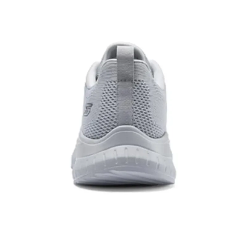 Skechers Shock Absorbing, Non Slip, Wear Resistant, Breathable And Lightweight Low Top Casual Shoes Men's Light Gray-4