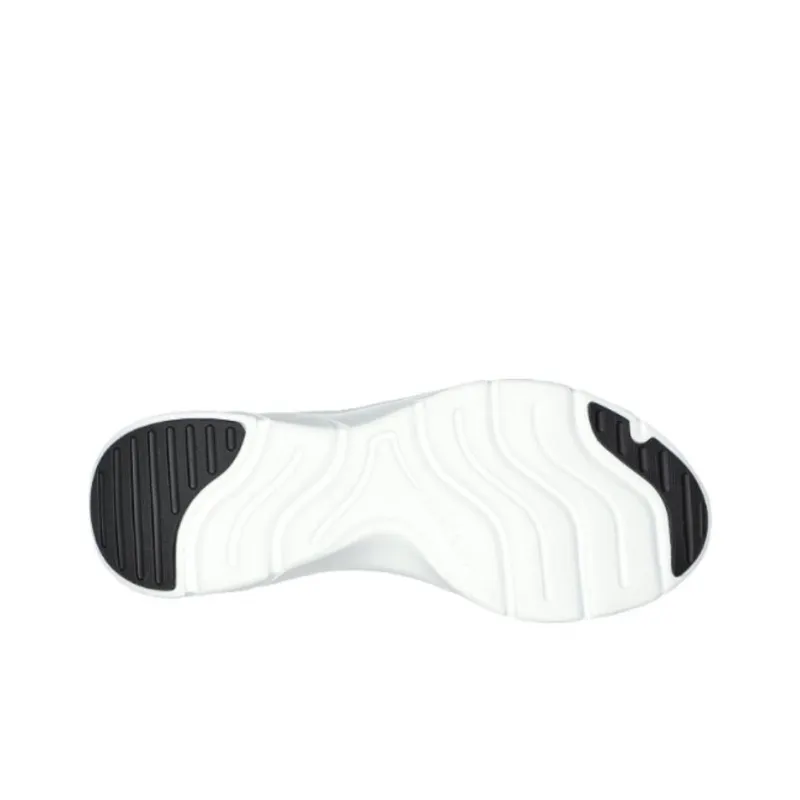 Skechers D'lux Comfort Cushioning Low-Top Casual Shoes Women's Black White-4