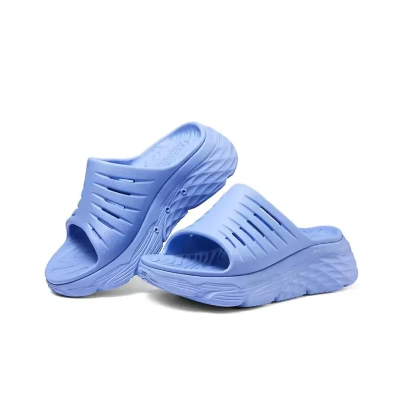 Skechers Max Cushioning Quick Dry Slide Slippers Women's Blue-3