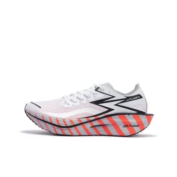 361° Fly Burn 3 Cushioning Anti Slip Wear Resistant Breathability Low Top Running Shoes Unisex Fluorescent Red Orange