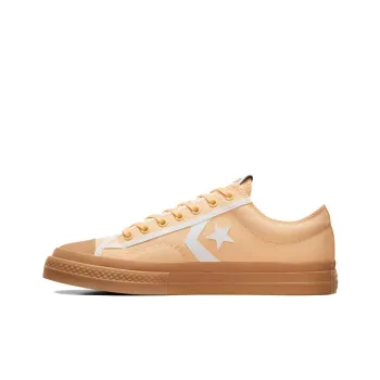 Converse Star Player 76 Slip Resistant Cushioning Low Top Skateboard Shoes Unisex Yellow White