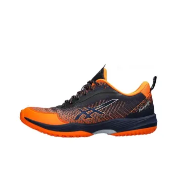 Asics Solution Swift FF PRESTIGELYTE 5 Anti Slip Wear Resistant Low Top Tennis Shoes Men's Orange Black