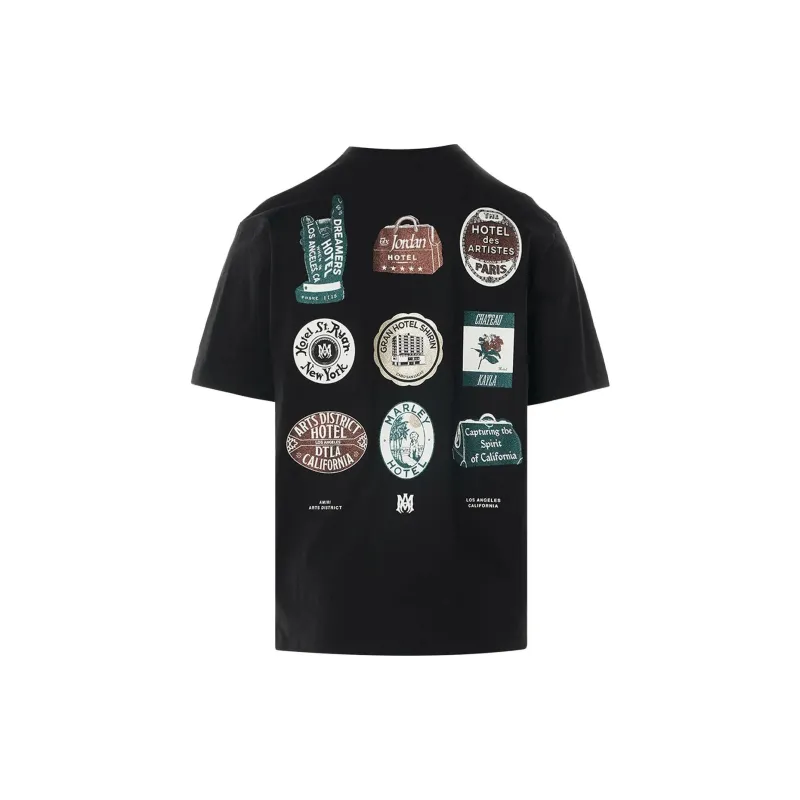 AMIRI Graphic Printed Hotel T-Shirt-1