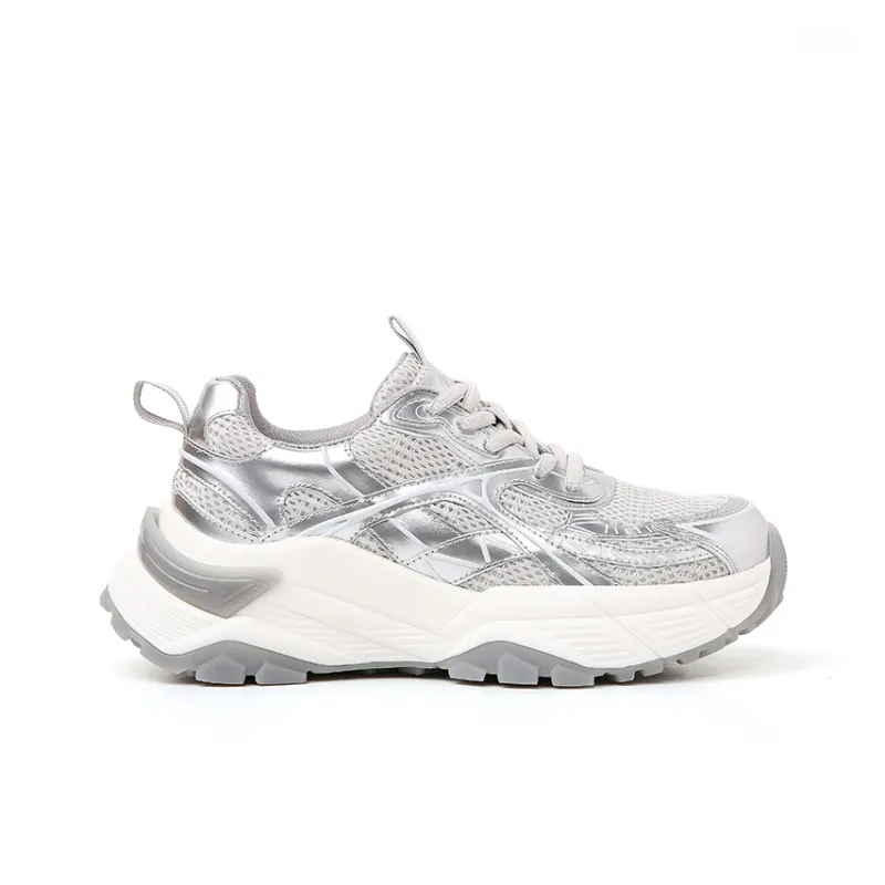 CHRISTINE SHEII Siu Siu Chunky Sneakers Women's Space Silver-1