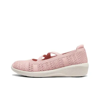 Skechers Modern Comfort Slip Resistant And Breathable Low Top Casual Shoes Women's Rose Red