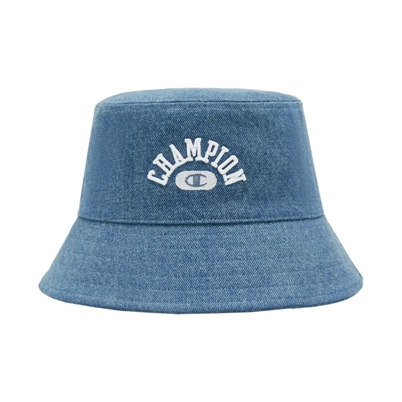 Champion Cotton Bucket Hats Unisex Blue-2