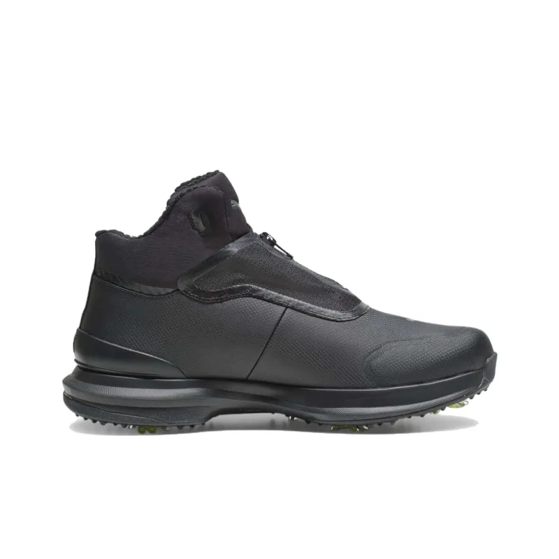 PUMA DRYLBL Anti Slip Wear Resistant Mid Top Golf Shoes Men's Black-1