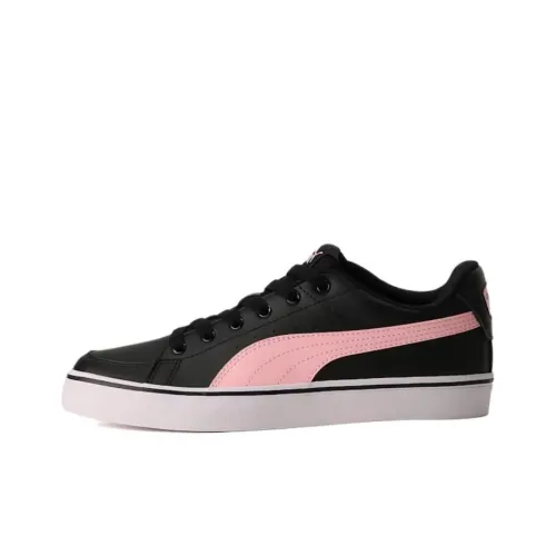 PUMA V Coat Skateboard Shoes Unisex Low-Top Black/Pink