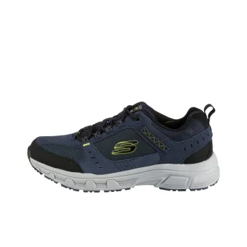 Skechers Cushioning, Wear Resistant Low Top Casual Shoes Men's Blue Black