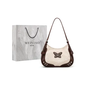 Vigno Synthetic Leather Tote Bag Shoulder Bag Women's Pink/Apricot/Green