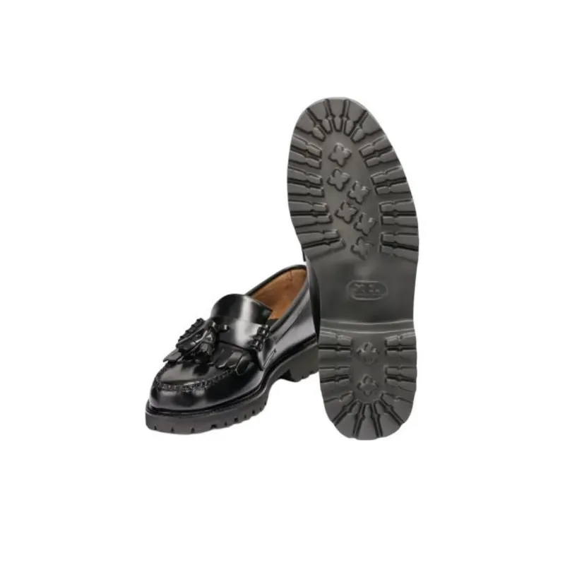 G.H. Bass & Co. Layton Lug Loafers Men's Black-4