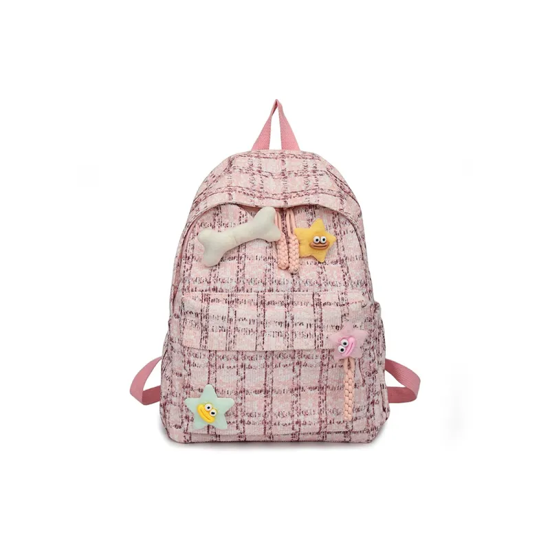 MOK Strips Backpack Regular Unisex Green/Blue/Pink-6