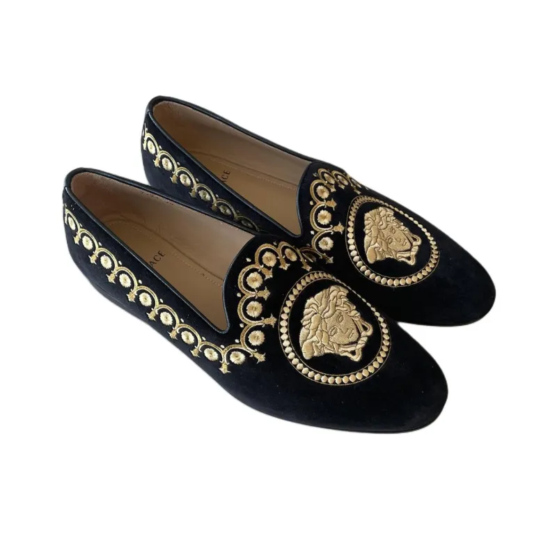 VERSACE Loafers Men Black-2