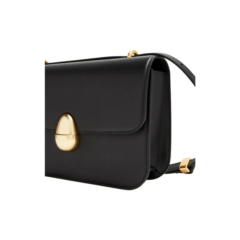 NEOUS Calfskin Shoulder Bag Crossbody Bag Women's Black-3