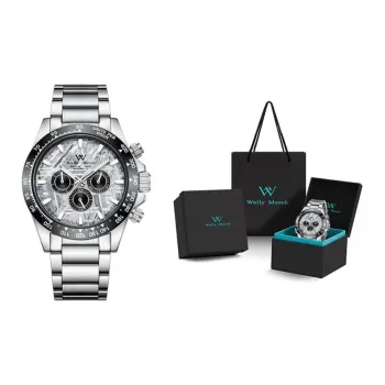 Welly Merck Mechanical Movement Stainless Steel Watchband Watch Men's Watches Multicolor Watch Dial