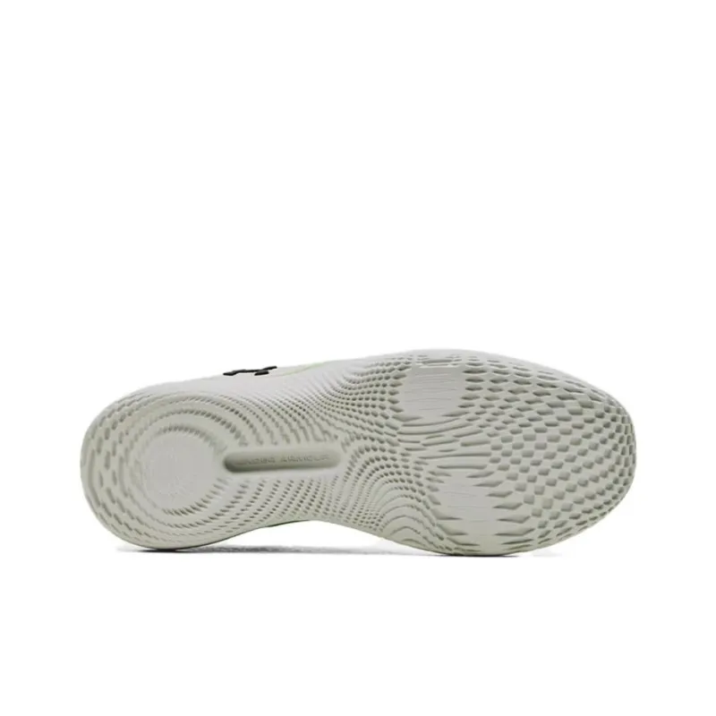 Under Armour Cushioning Anti Slip And Wear Resistant Low Top Training Shoes Men's White Green-4