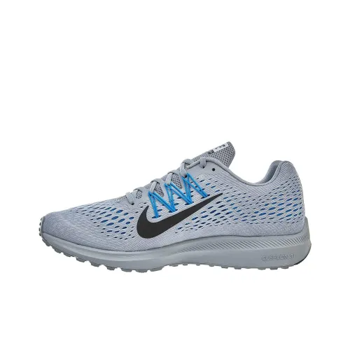 Nike Zoom Winflo 5 Running Shoes Unisex Low-Top Gray Blue