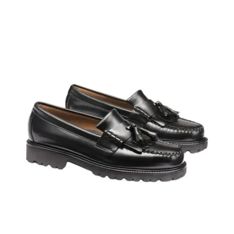 G.H. Bass & Co. Layton Lug Loafers Men's Black-2