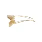 Gold Butterfly U-Shaped Hairpin