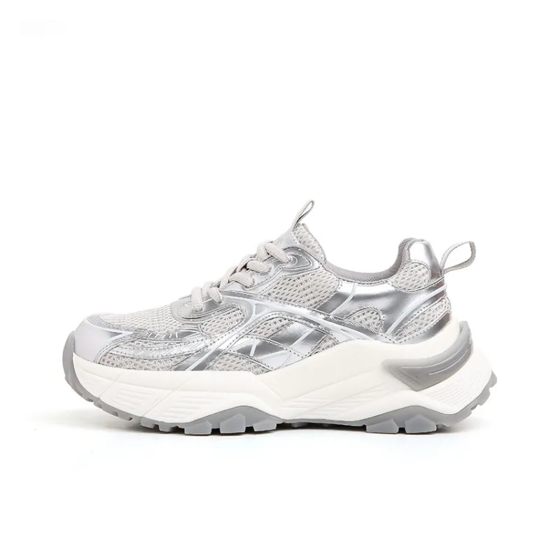CHRISTINE SHEII Siu Siu Chunky Sneakers Women's Space Silver-0