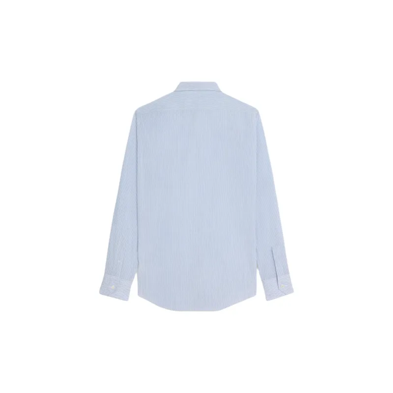 CELINE Loose Shirt In Striped Cotton-1