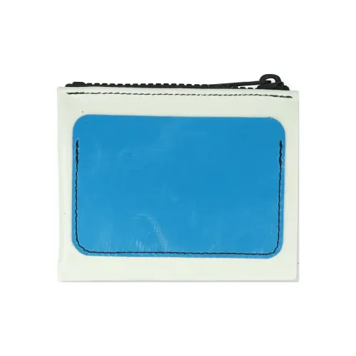 FREITAG Wallets Light Gray With Blue Accents