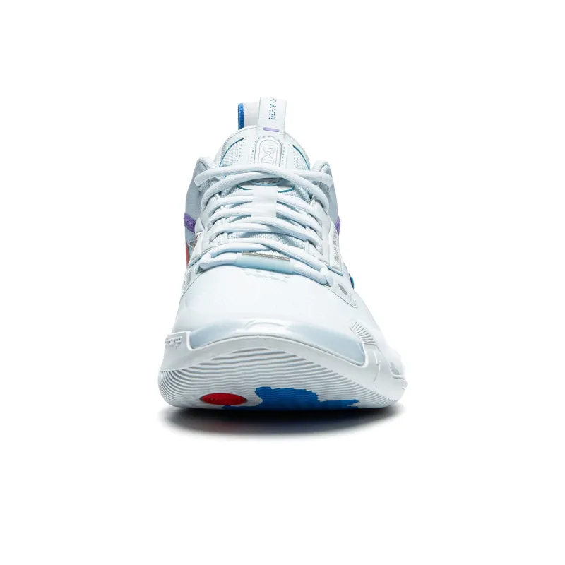 LiNing WOW 10 Way Of Wade 10 Anti Slip Wear Resistant Low Top Basketball Shoes Men's Light Blue-3