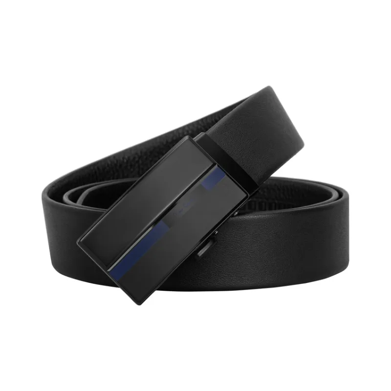 PIERRE CARDIN Genuine Cow Leather Automatic Buckle Father, Dad, And Father in Law Box Men's Width 3.5CM-30