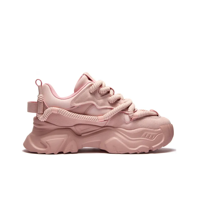 RIFUGIO VO' Shock Absorbers With Slip Resistant And Abrasion Resistant Properties Low Top Chunky Sneakers Unisex-37