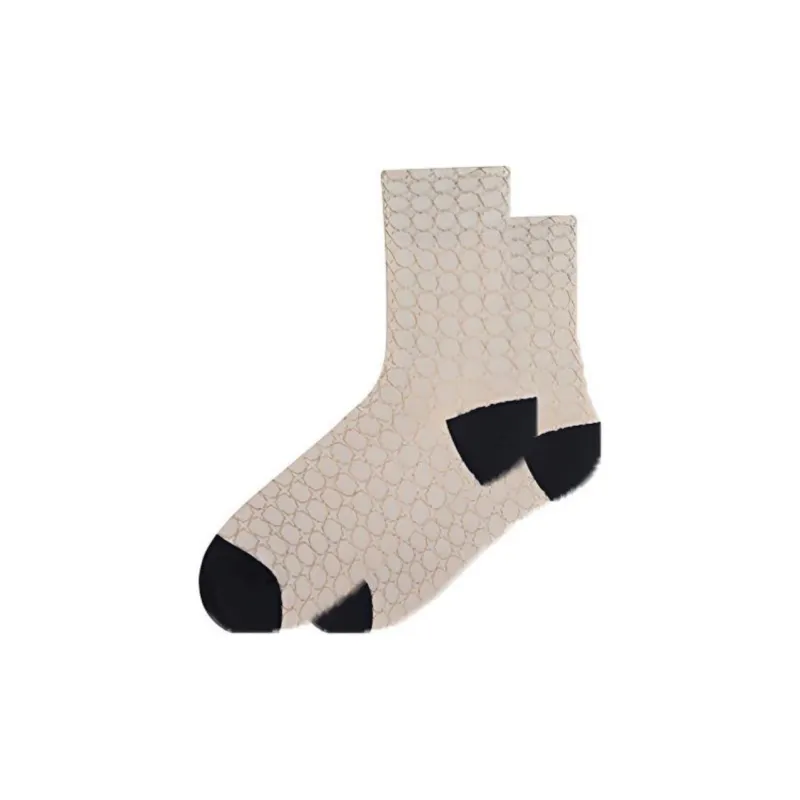 ALMOND ROCKS Unisex Mid Calf Socks-5
