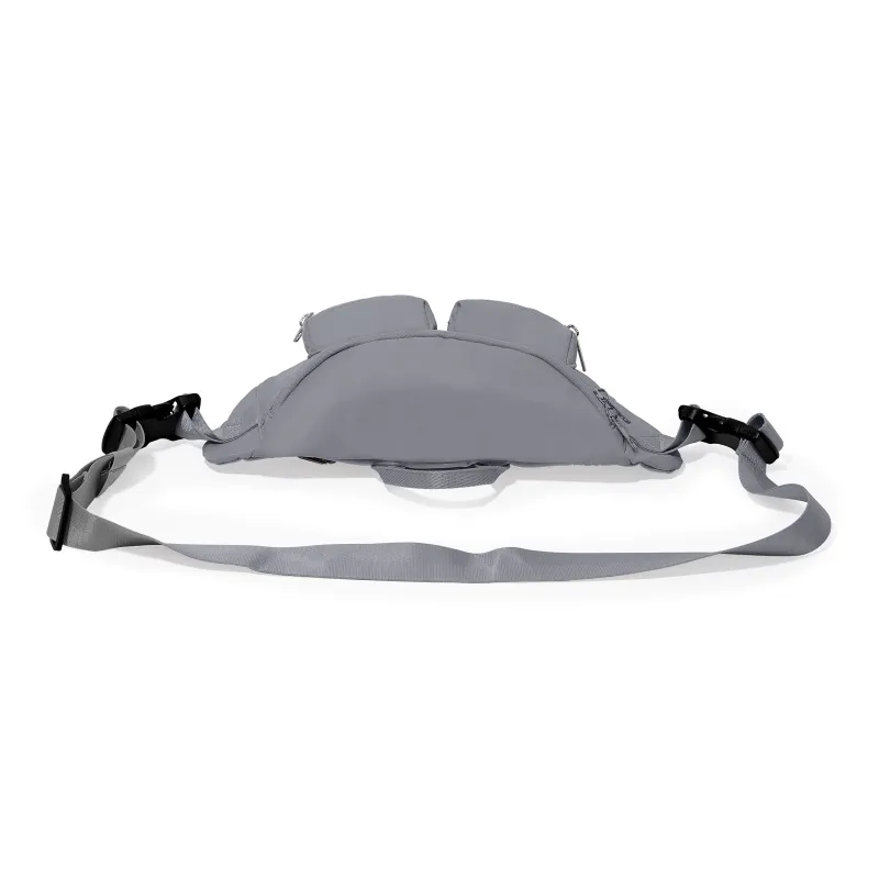 Werocker Nylon Fanny Pack Regular Unisex Classic Black Ecru Mint Green Gray Brown Royal Blue Army Green Gray-40