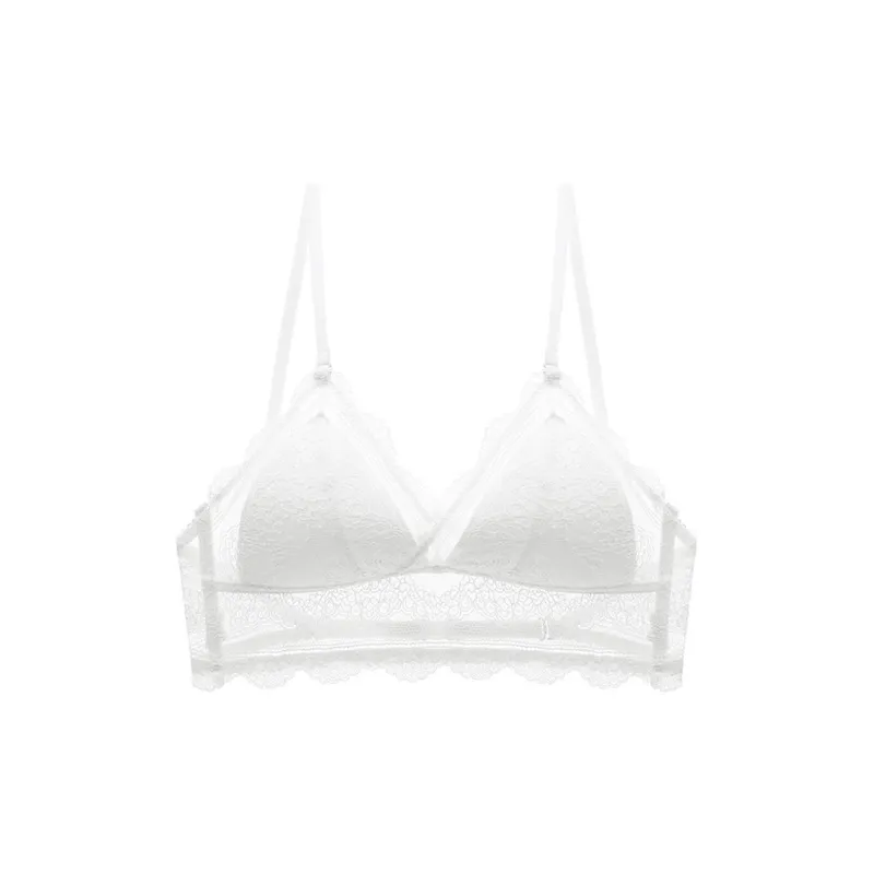 Flowers In Water Bra Women's White-0