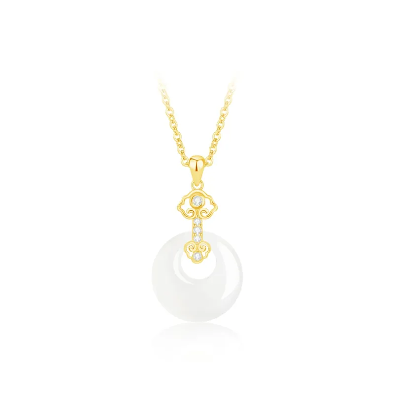Thuban Ark Chalcedony Necklaces Women's-2
