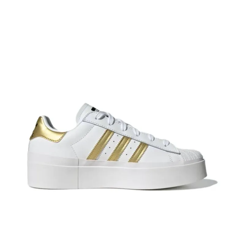 Superstar Women's Adidas Originals Bonega 'White Gold Metallic' Women's-1
